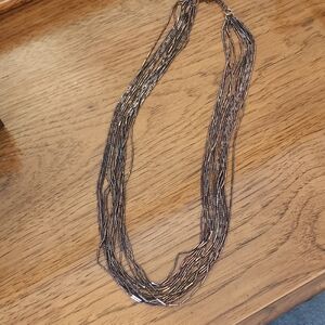 Elegant Multi-Strand Bronze Necklace